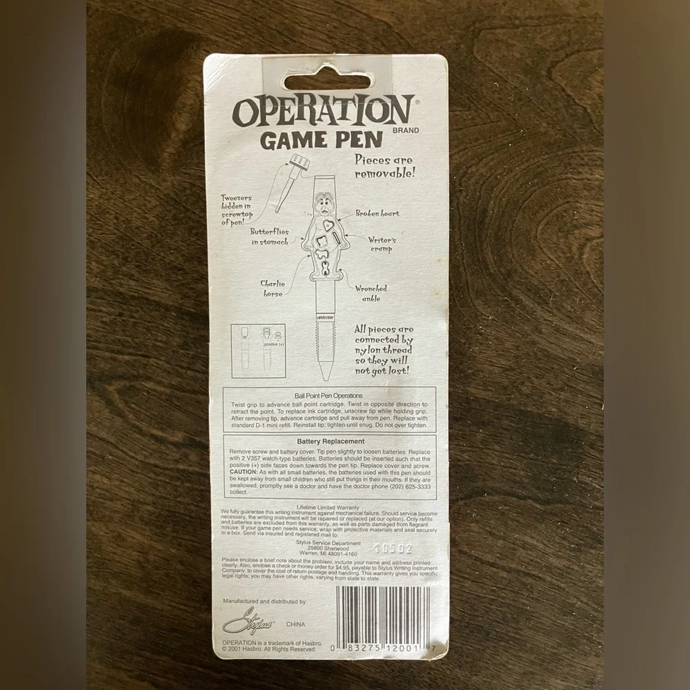 Operation Game Pen - Picture 2 of 2
